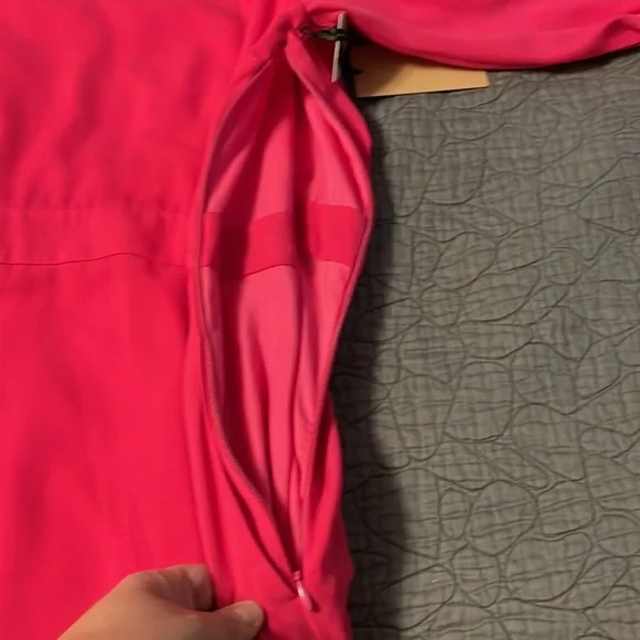 NWT Hot pink long sleeve Halogen dress, XXL - Picture 9 of 12